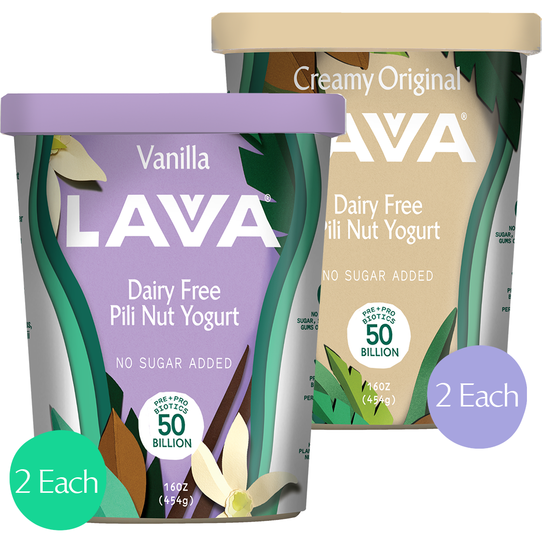 Original & Vanilla Pili Nut Yogurt Variety 4-Pack ($4.75/serving)