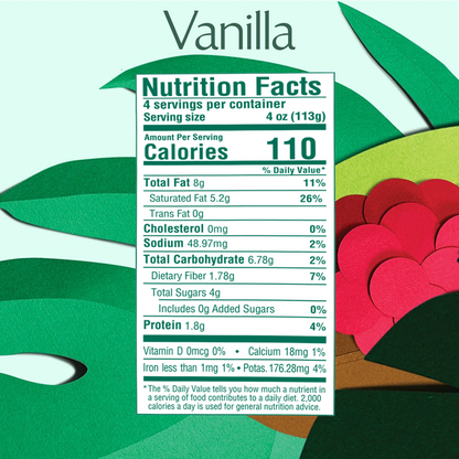 Original & Vanilla Pili Nut Yogurt Variety 4-Pack ($4.75/serving)